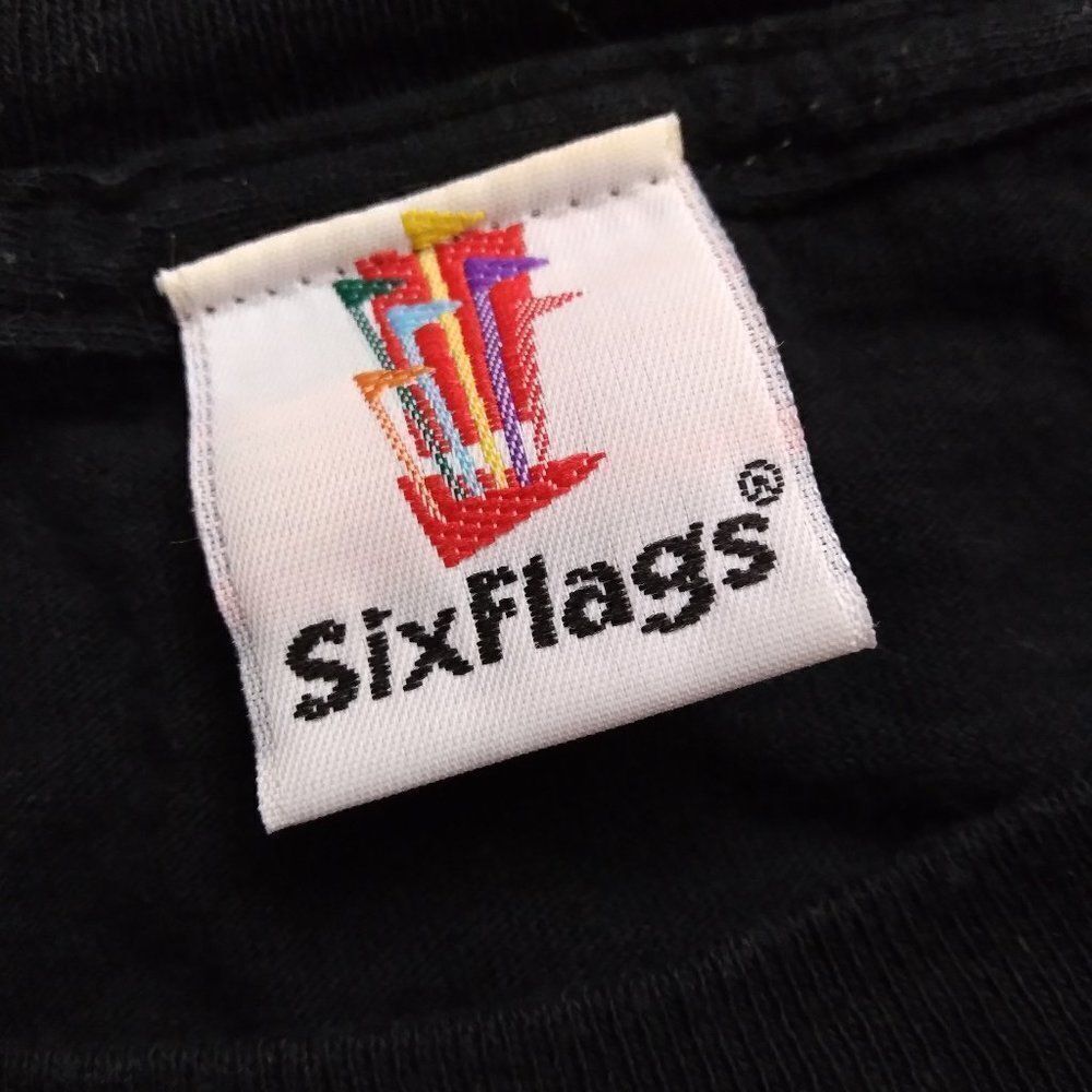 Vintage Six Flags Goliath Rollercoaster T-Shirt - Picture 5 of 9